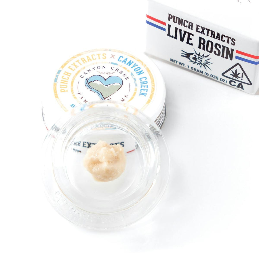 Berry Sugar Runtz Tier 3 Live Rosin Cold Cure Badder 1g (Punch Edibles & Extracts)