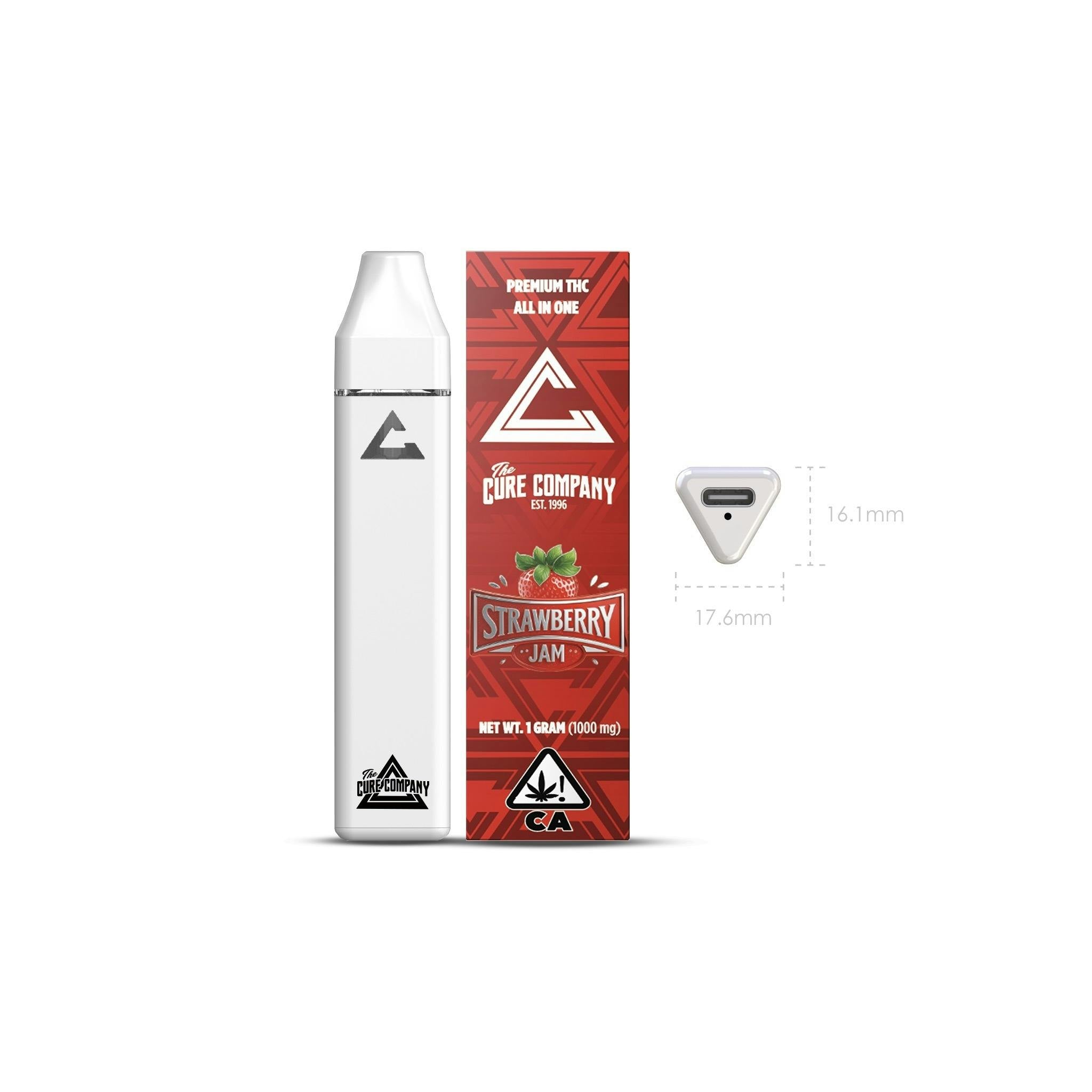 Strawberry Jam AIO 1g (The Cure Company)