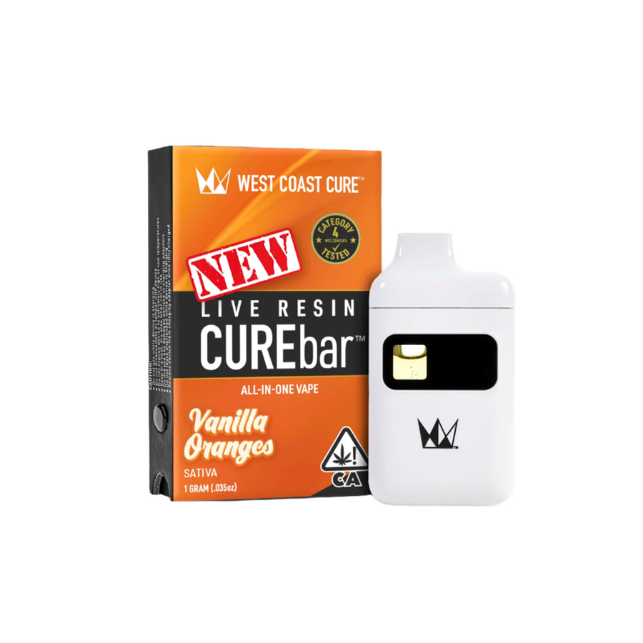 Vanilla Oranges Live Resin CUREbar Disposable 1G (West Coast Cure)