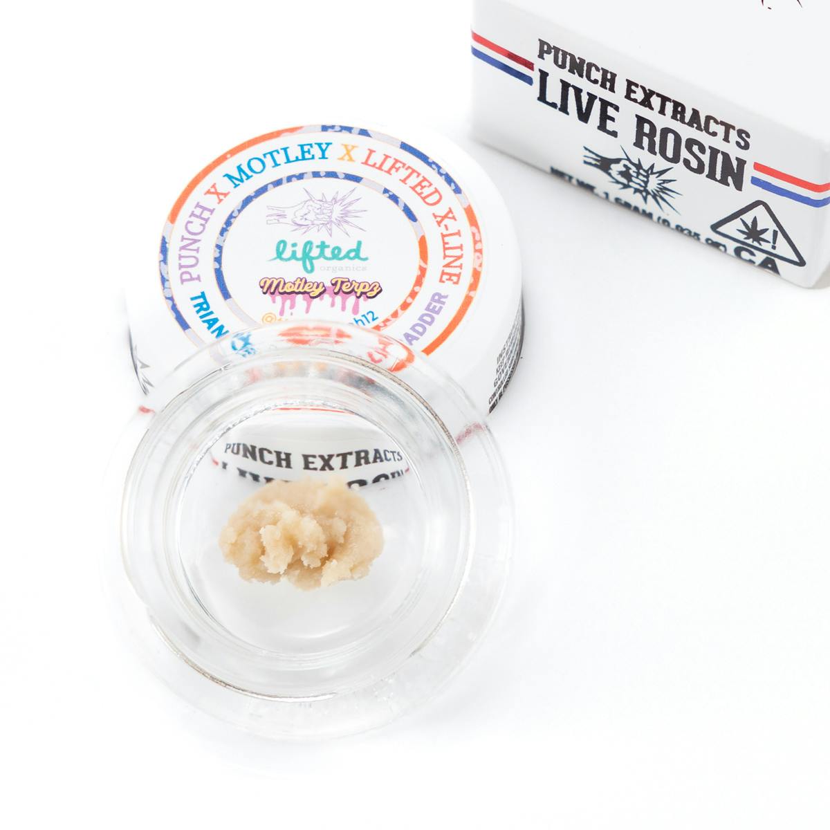 Triangle Papaya Jelly Tier 4 Live Rosin Cold Cure Badder 1g (Punch Edibles & Extracts)
