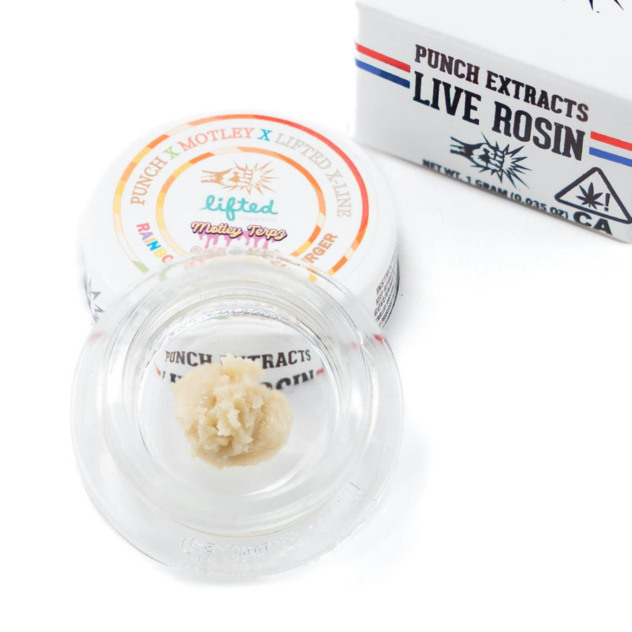 Rainbow Garry x Hashburger Tier 4 Live Rosin Cold Cure Badder 1g (Punch Edibles & Extracts)