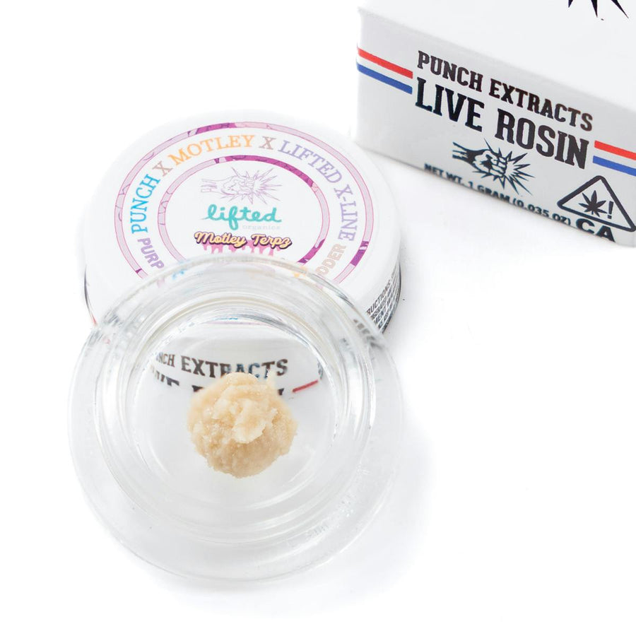 Purple Dragon Grillz Tier 4 Live Rosin Cold Cure Badder 1g (Punch Edibles & Extracts)