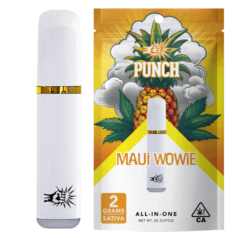 Maui Wowie Sativa Distillate All in One Vape 2g (Punch Edibles & Extracts)