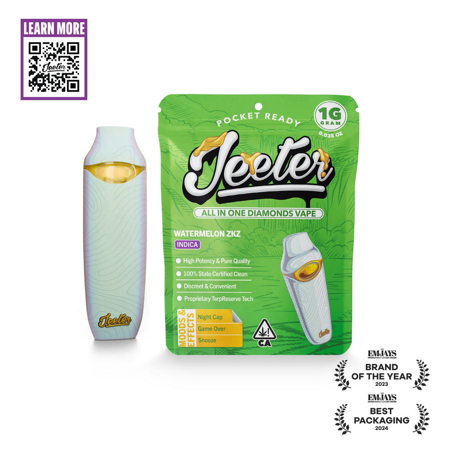 Watermelon ZKZ All In One Diamonds Vape 1g (Jeeter)