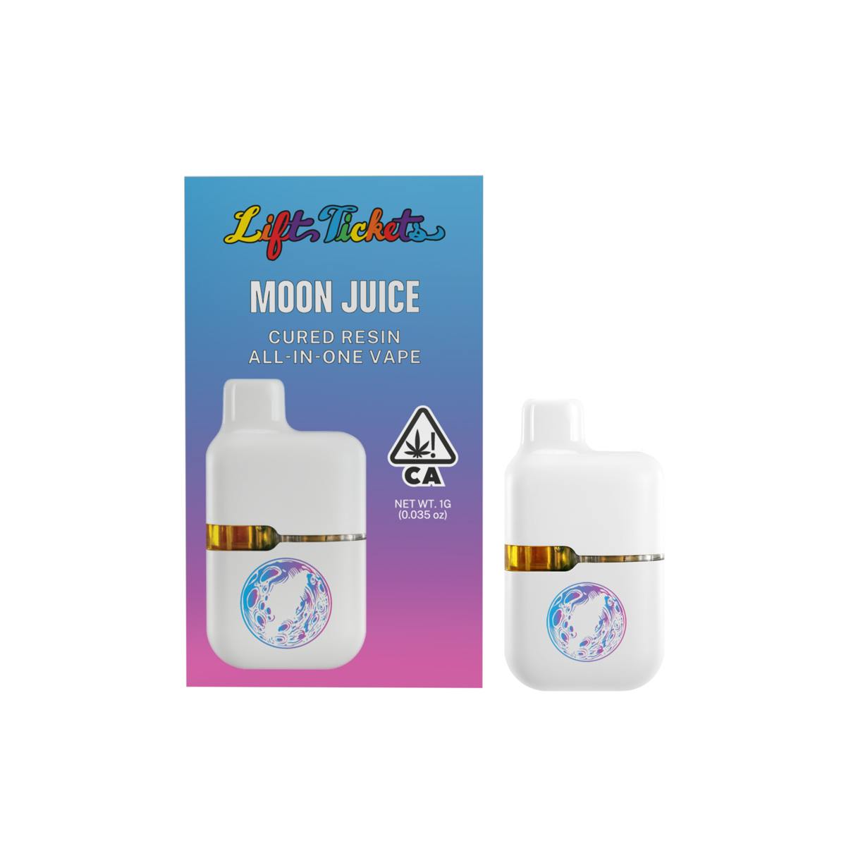 Alien Kush Moon Juice All in One Vape 1g (Lift Tickets)