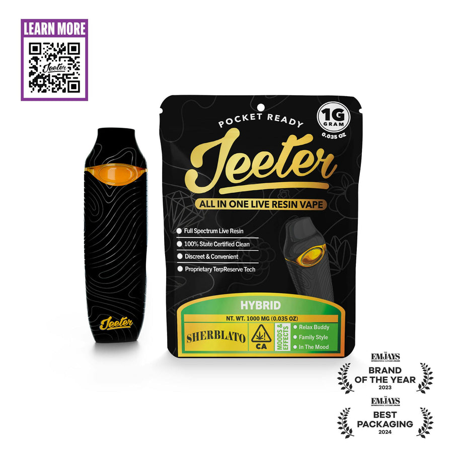 Sherblato All In One Live Resin Vape 1g (Jeeter)