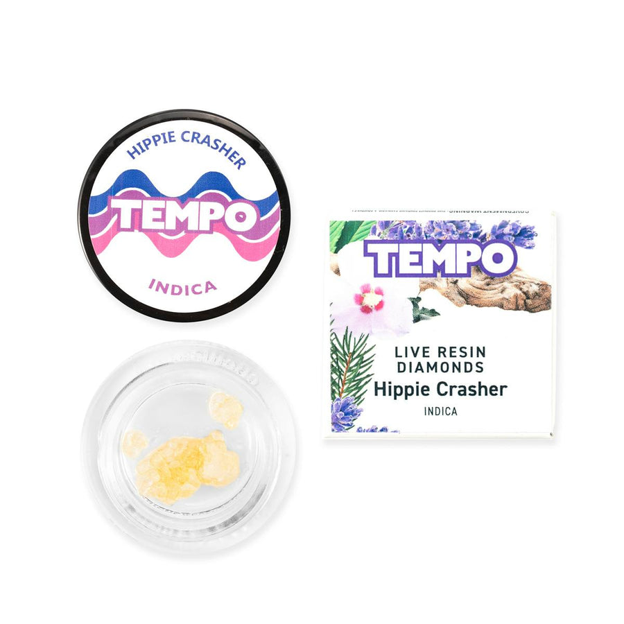 Hippie Crasher Indica Live Resin Diamonds 1g (Tempo)
