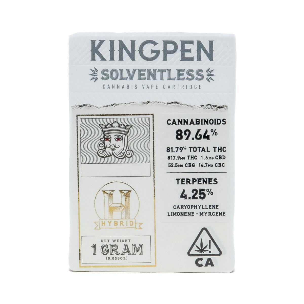 MAC 1 Hybrid Solventless Vape Cartridge 1g (KINGPEN)