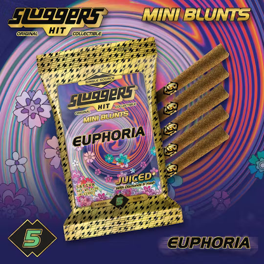 Euphoria Sativa Infused Mini Blunts 3.5g 5pk (Sluggers)