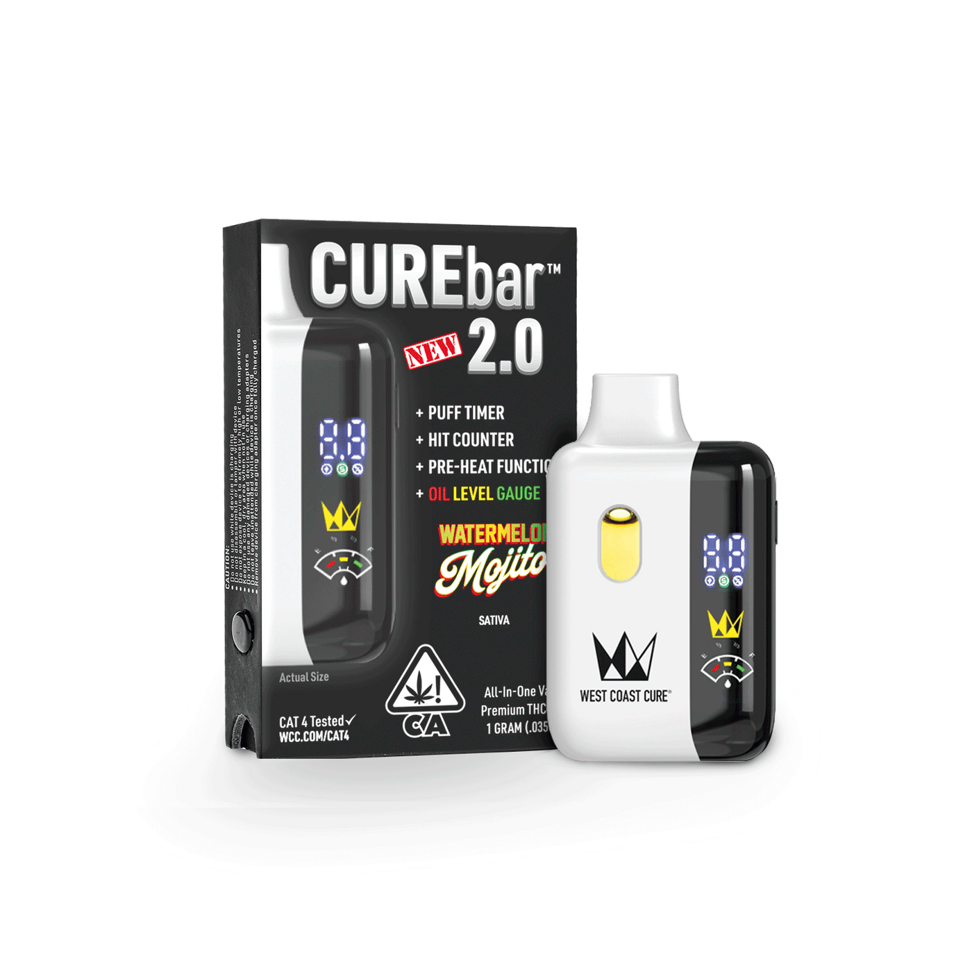 Watermelon Mojito - 1G AIO CUREbar 2.0 (West Coast Cure)