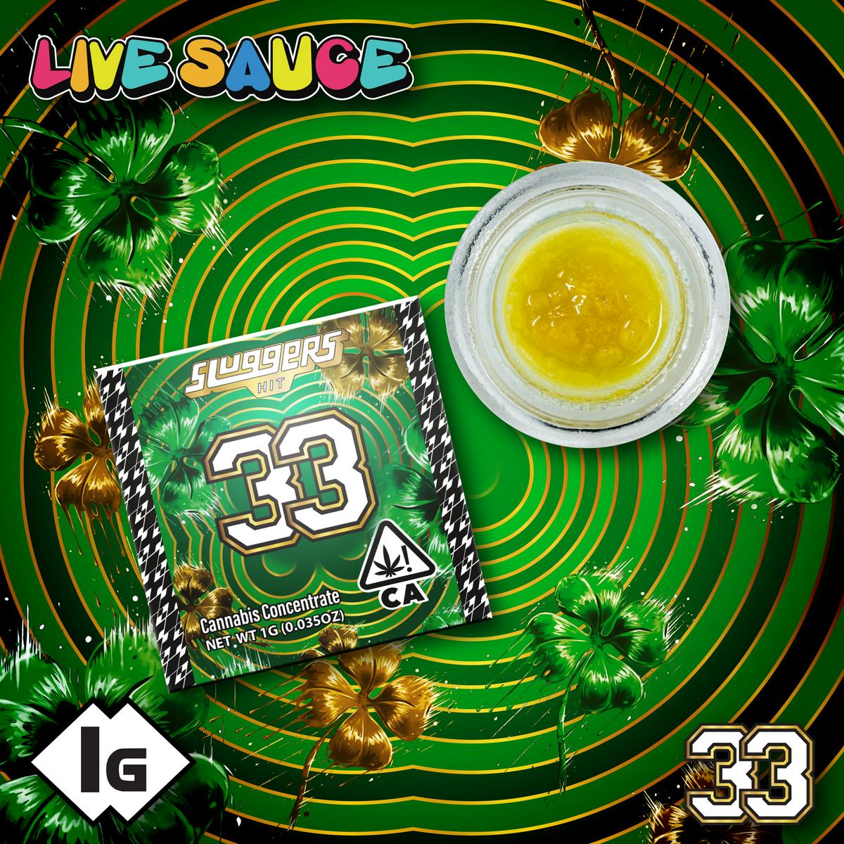 33 Live Sauce 1g (Sluggers)