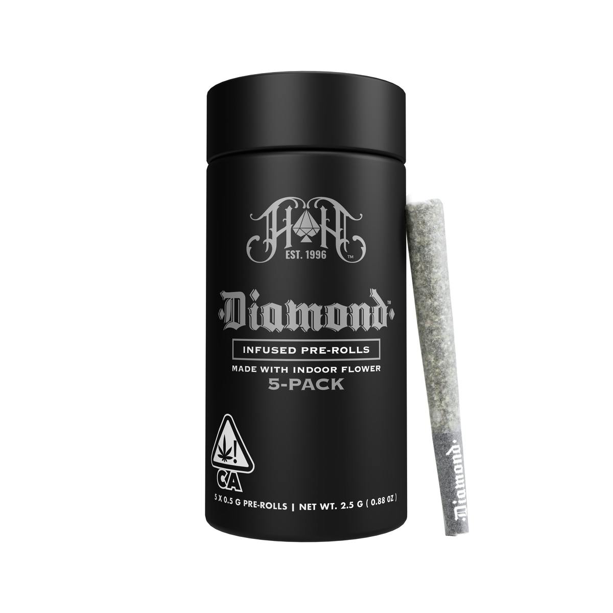 Grapefruit | Sativa - Diamond THCA-Infused Pre-Rolls 5pk 2.5G (Heavy Hitters)