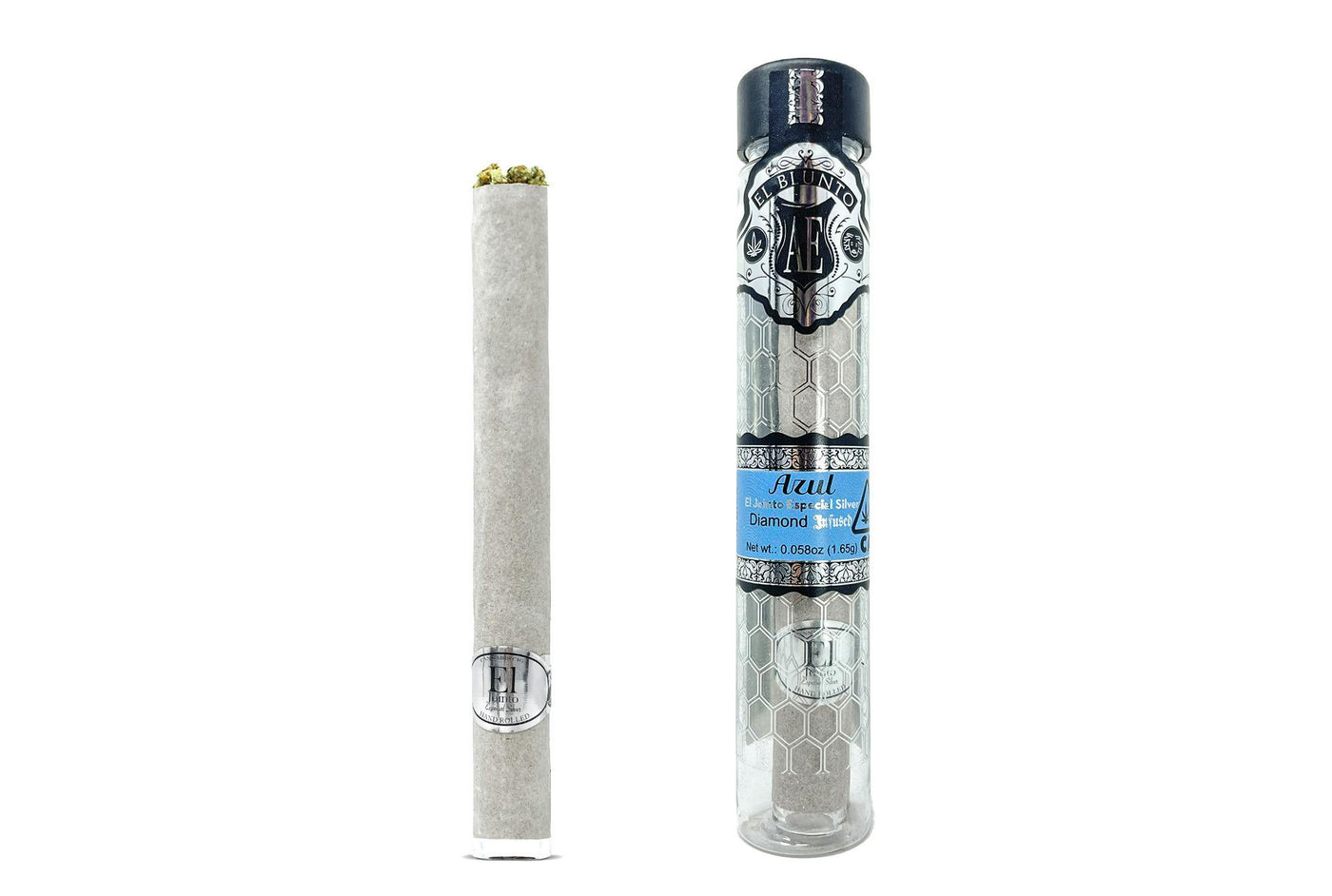 Azul El Jointo Especial Silver Diamond Infused Joint 1.65g (El Blunto by Albert Einstone's)