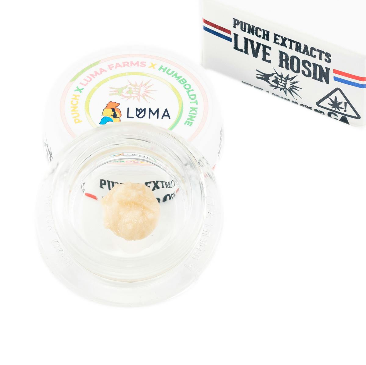 Lime Star-Burst Tier 1 Live Rosin Cold Cure Badder 1g (Punch Edibles & Extracts)