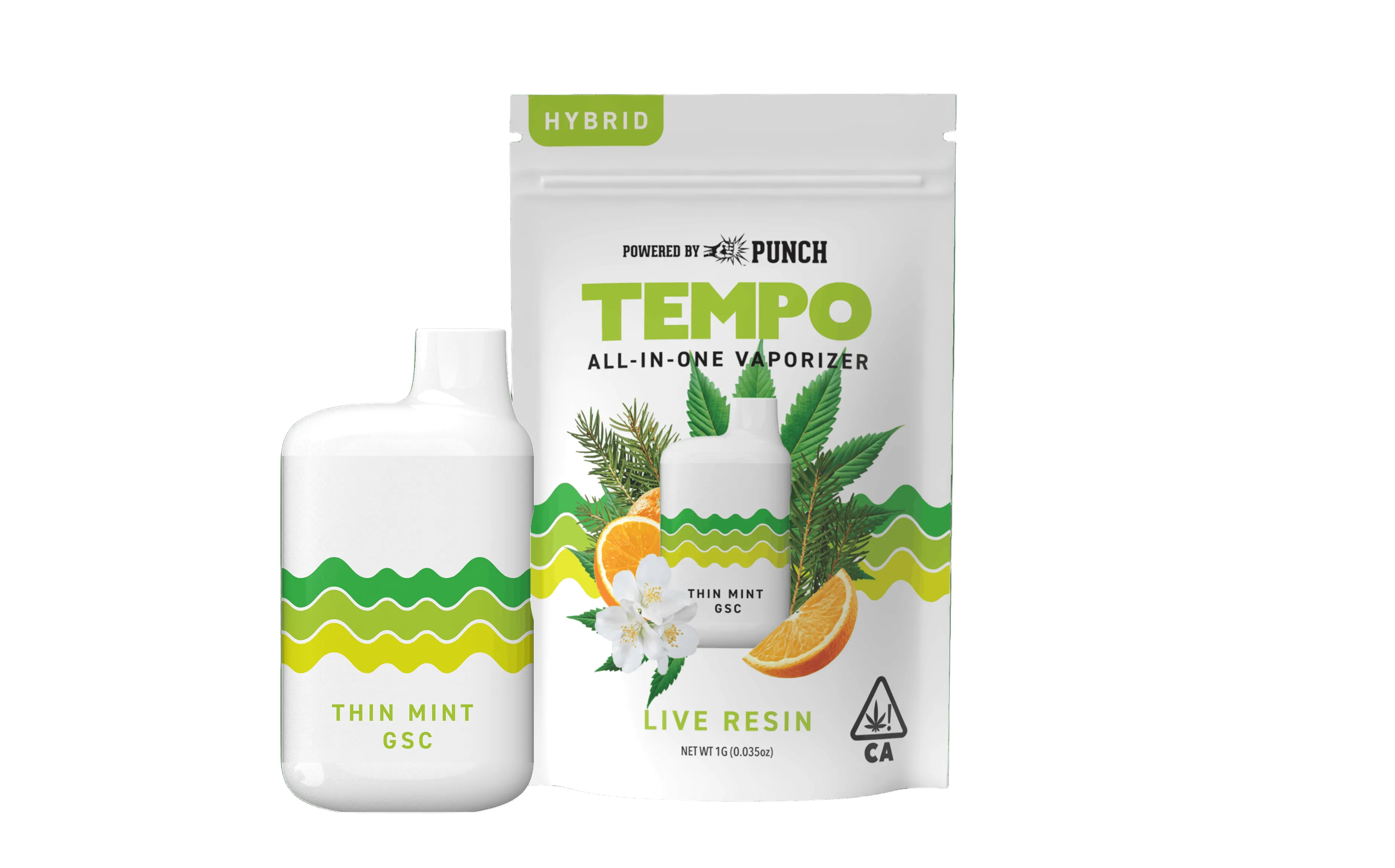 Thin Mint GSC Hybrid Live Resin Disposable 1g (Tempo)