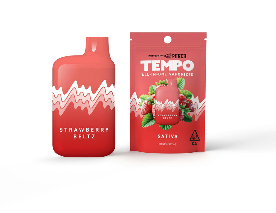 Strawberry Beltz All In One Disposable Vape 1g (Tempo)