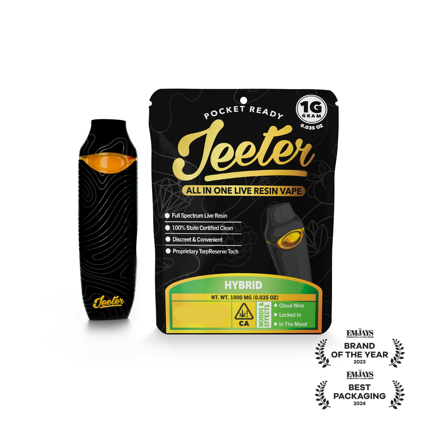 Lemon Zilla All In One Live Resin Vape 1g (Jeeter)