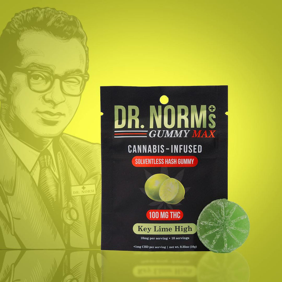 Key Lime High MAX Gummy 1pc 100mg THC (Dr. Norm's)