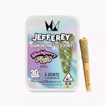 Blackberry Kush Jefferey Infused Joint .65g 5pk 3.25g (West Coast Cure)