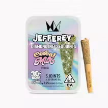Cereal Milk Jefferey Infused Joint .65g 5pk 3.25g (West Coast Cure)