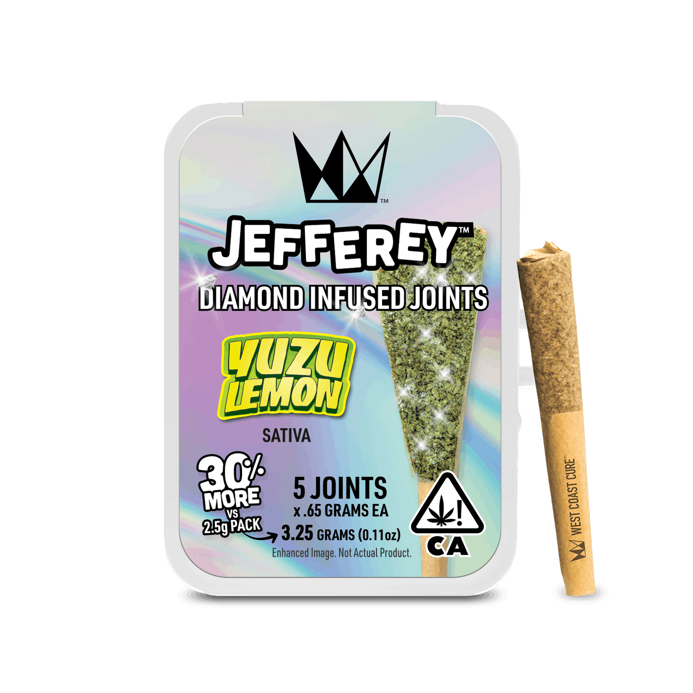 Yuzu Lemon Jefferey Infused Joint .65g 5pk 3.25g (West Coast Cure)