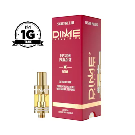 Paradise Passion Signature Line Tank Vape 1g (Dime Industries)