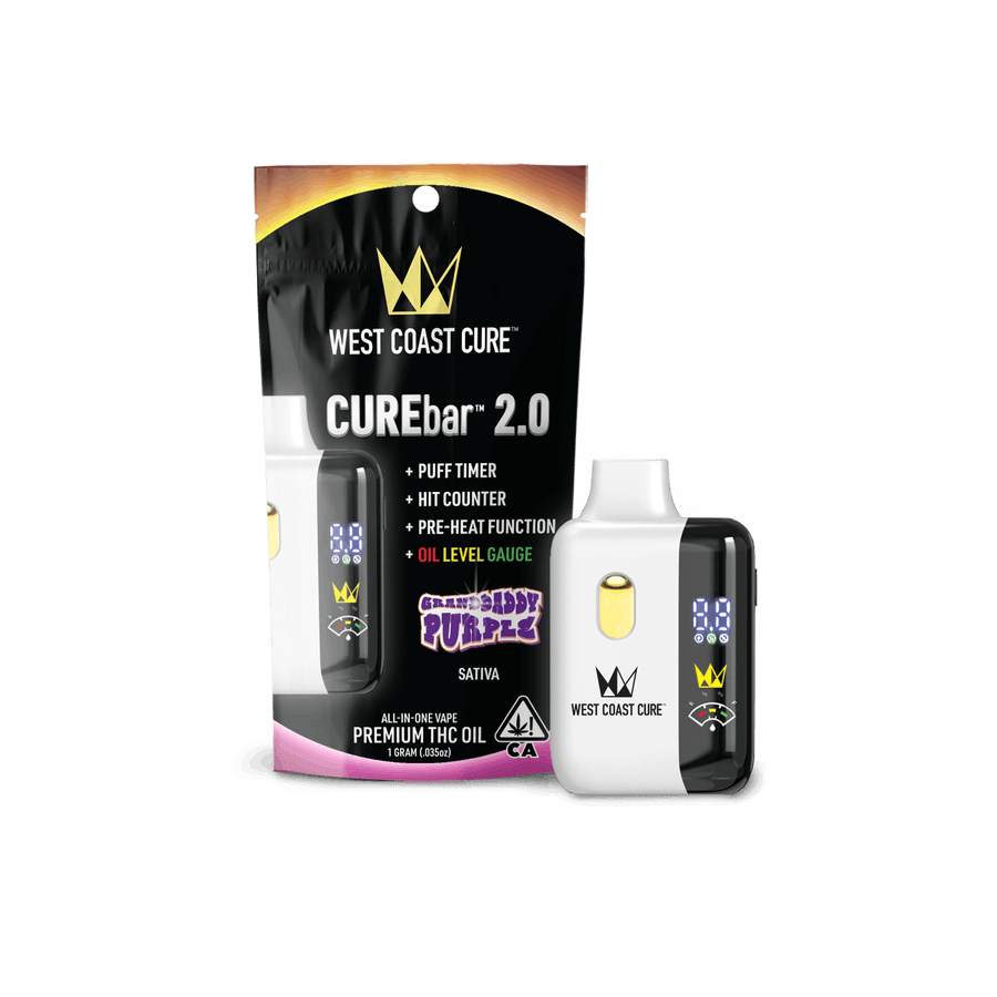 Granddaddy Purple - 1G AIO CUREbar 2.0 (West Coast Cure)