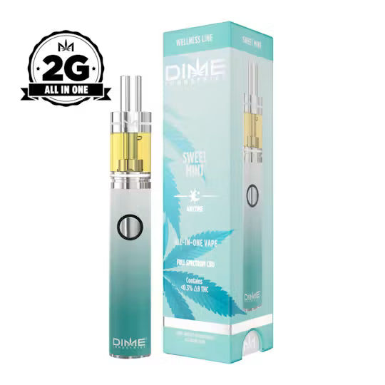 Sweet Mint Wellness Line Disposable 2G (Dime Industries)