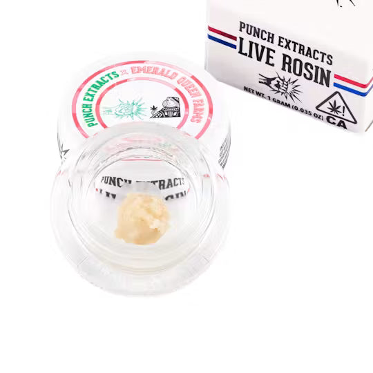 Glowz Tier 1 Live Rosin Cold Cure Badder 1g (Punch Edibles & Extracts)