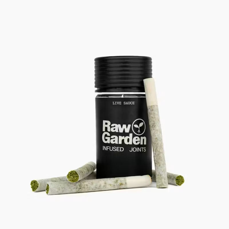 Tropicana Cherry 2.5g Live Sauce Infused 5-Pack Joints (Raw Garden)
