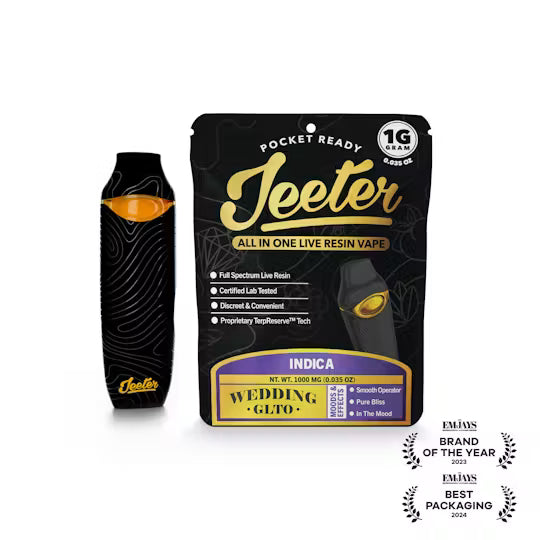 Wedding GLTO All In One Live Resin Vape 1g (Jeeter)