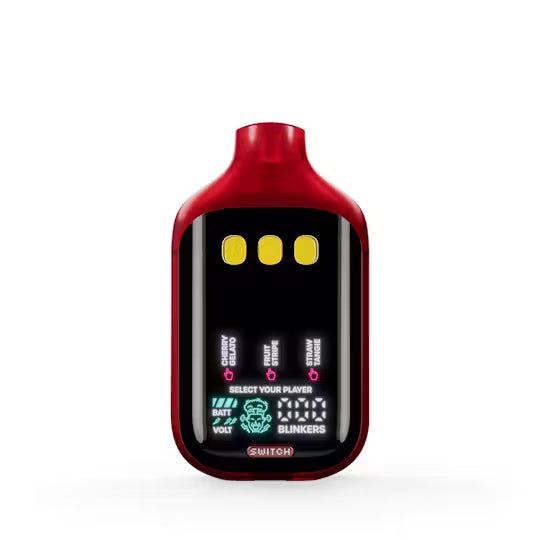 Cherry Gelato × Fruit Stripe × Straw-Tangie Switch V5 Triple Tank Liquid Live Diamonds Disposable 2g (Boutiq)