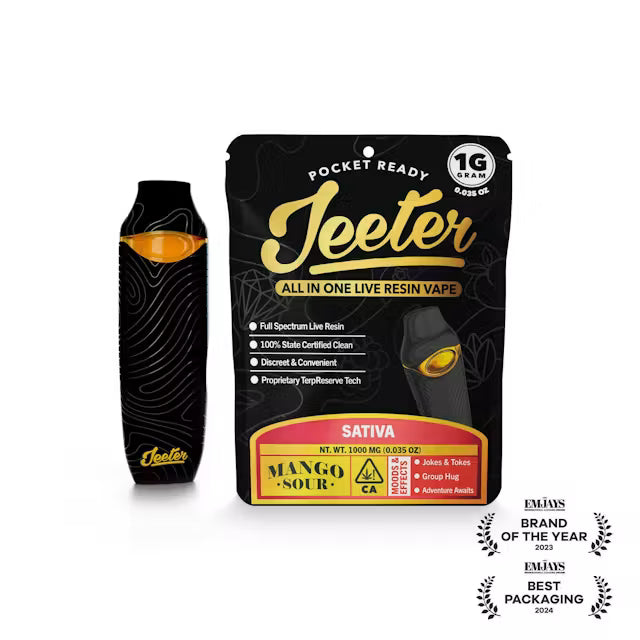 Mango Sour All In One Live Resin Vape 1g (Jeeter)