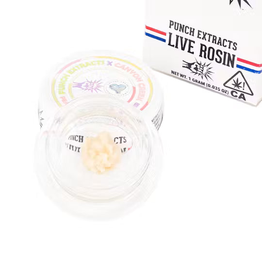 Peach Marrakesh Tier 4 Live Rosin Cold Cure Badder 1g (Punch Edibles & Extracts)
