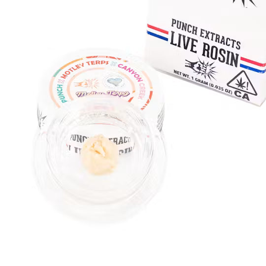 Grapefruit Pez Tier 4 Live Rosin Cold Cure Badder 1g (Punch Edibles & Extracts)