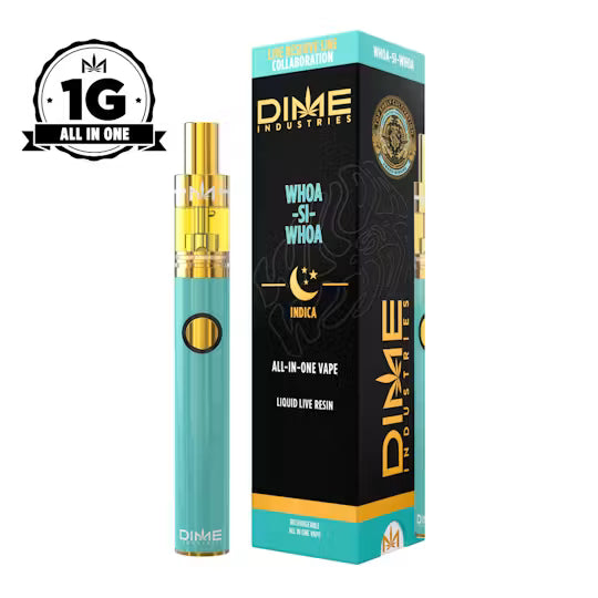 Whoa-Si-Whoa Top Shelf Cultivation Collab Live Reserve Disposable 1G (Dime Industries)