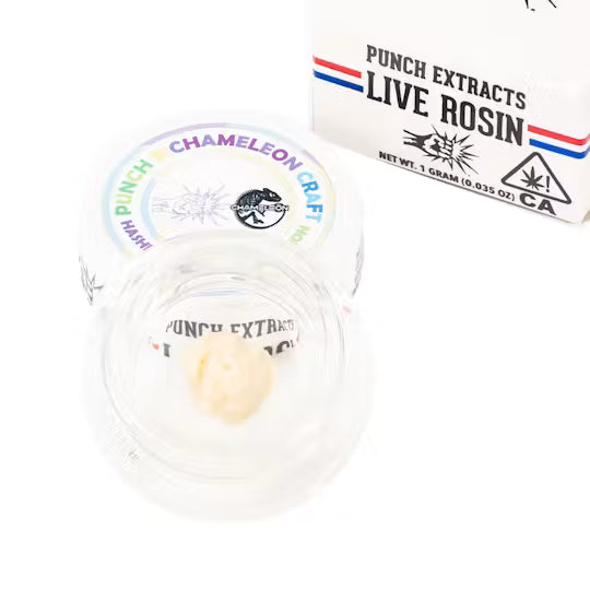 Hashburger by Chameleon Tier 3 Live Rosin Cold Cure Badder 1g (Punch Edibles & Extracts)