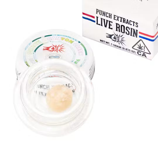 Blueberry Cream Soda Tier 3 Live Rosin Cold Cure Badder 1g (Punch Edibles & Extracts)