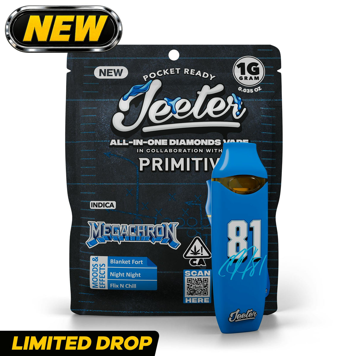 Megachron All In One Diamonds Vape 1g (Jeeter)