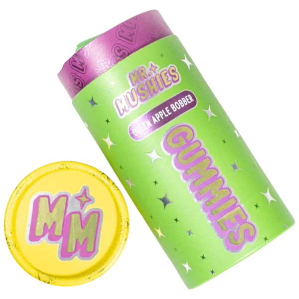 Green Apple Bobbler Gummies 4G (Mr. Mushies)