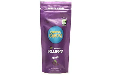 Grape Lollipop 300mg THC  (Canna Candys)