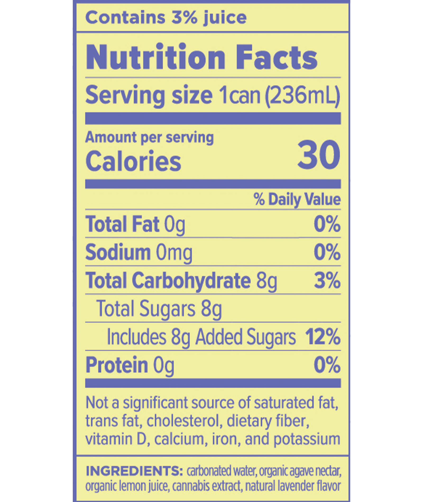 Lemon Lavender Social Tonic 6pk (Cann)