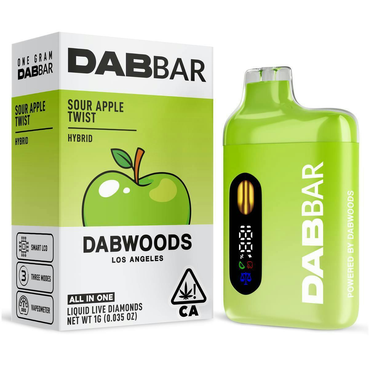 Sour Apple Twist Liquid Diamond DabBar Classics 2g (Dabwoods)