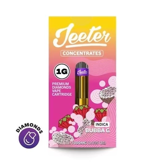 Bubba G Liquid Diamonds Vape Cartridge 1g (Jeeter Juice)