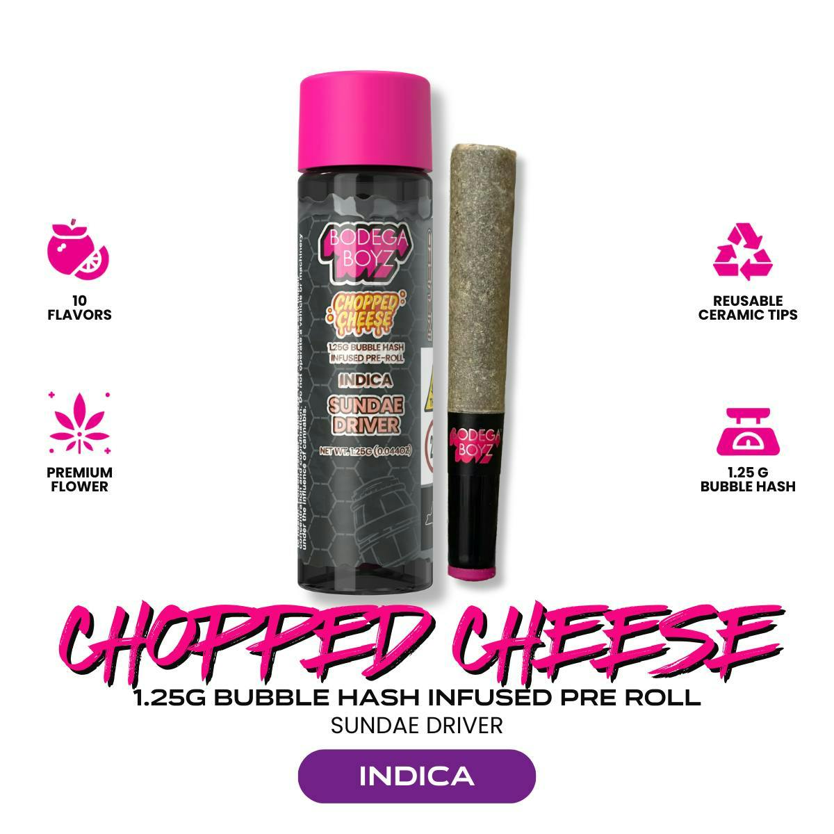 Sundae Driver Bubble Hash Infused Pre-Roll 1.25g (Bodega Boyz)
