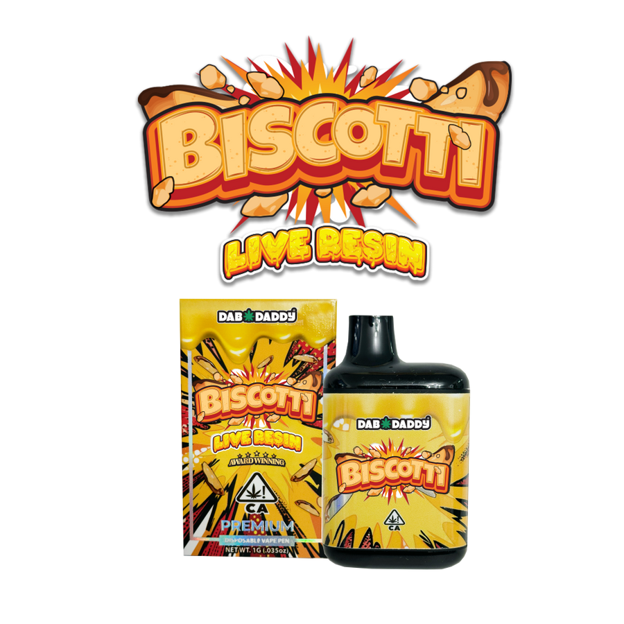 Biscotti Live Resin Disposable 1g (Dab Daddy)
