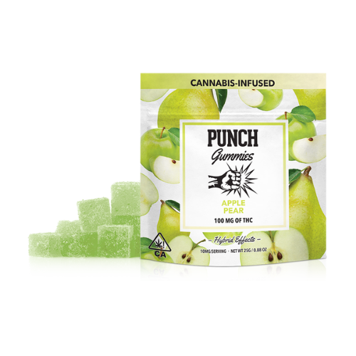 Apple Pear Gummies 100mg (Punch Edibles & Extracts)