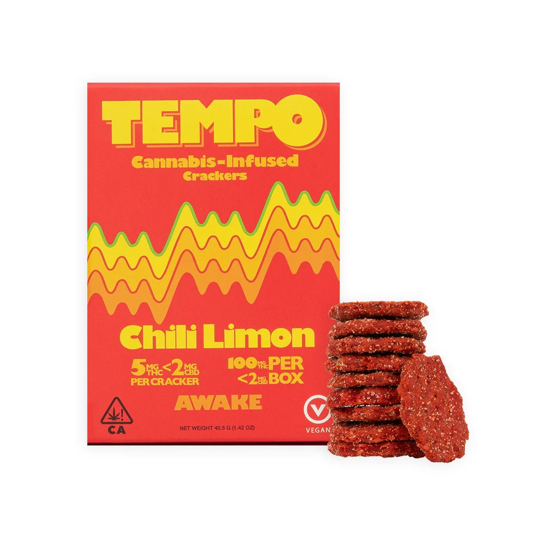 Chili Limon Awake Crackers 100mg THC (Tempo)