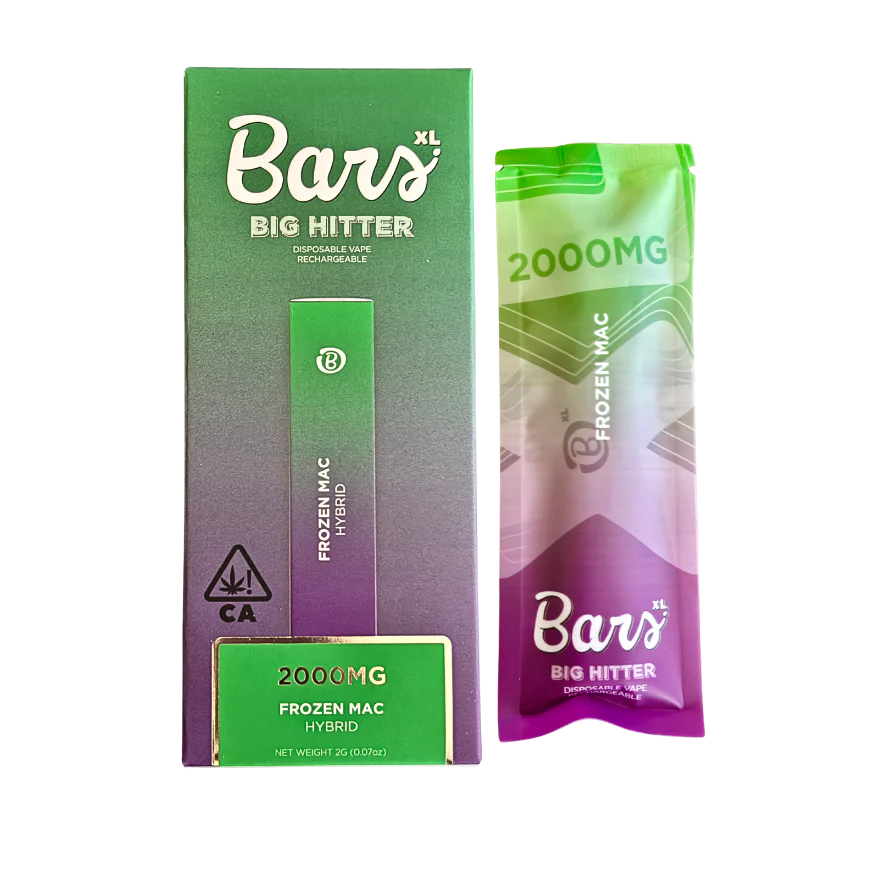 BARS XL DISPOSABLE- FROZEN MAC- 2G (HYBRID)