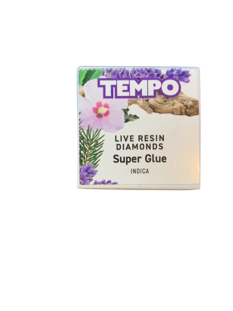 Super Glue Live Resin Diamonds Indica (Tempo)